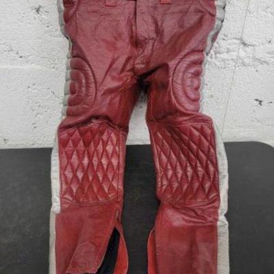 #446 â€¢ Vintage Leather Honda Riding Pants
