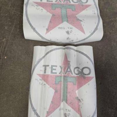 #838 â€¢ 2 Texaco Vinyl Stickers

