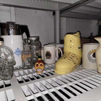 #3608 â€¢ Decanters, Coffee Mugs, Pitcher and More

