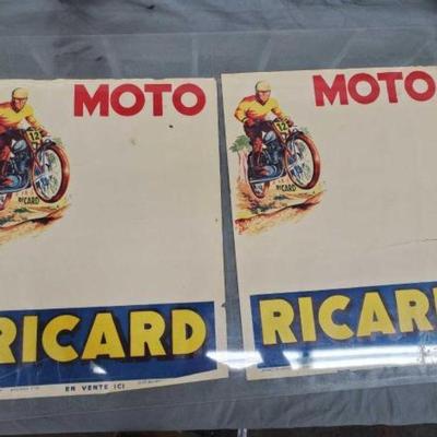 #696 â€¢ 2) Moto Rachard Motorcycle Posters
