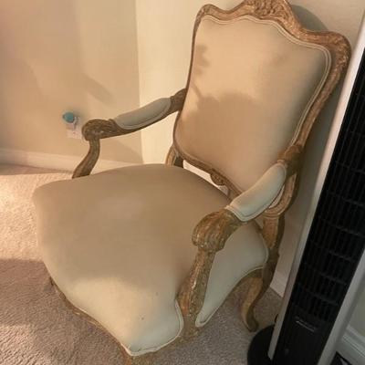 antique accent chair