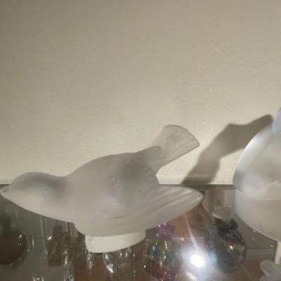 crystal doves by Lalique