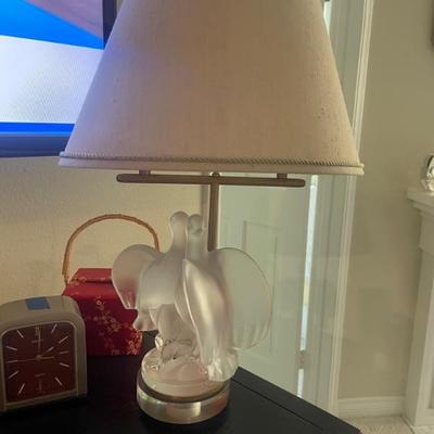 Lalique lamp!