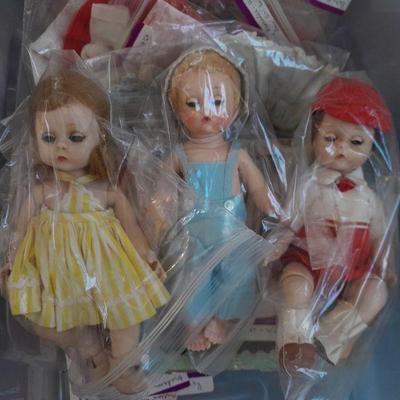 Vintage Madame Alexander dolls ("Billy" on right)
