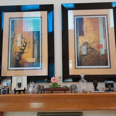 Beautifully framed pencil signed contemporary prints