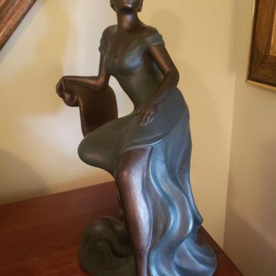 Art deco style figurine  (Not bronze)