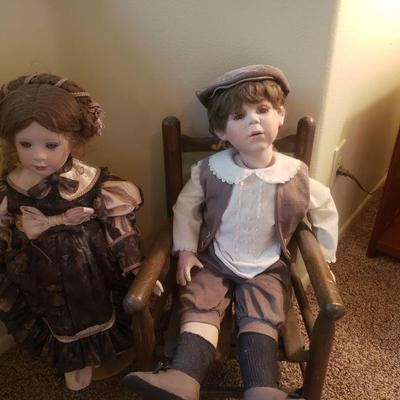 Boy & girl dolls
