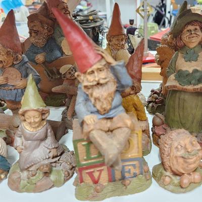 Most of the 100 Tom Clark gnomes are signed!