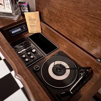 It has an 8 track player!
