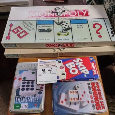 Lot of board games and cards 