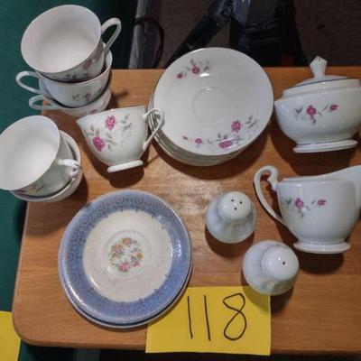 misc. cups and saucers 