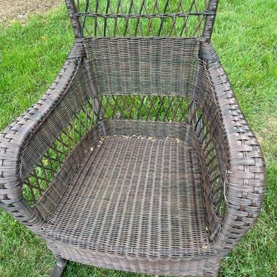Lloyd Flanders Wicker Furniture armchair