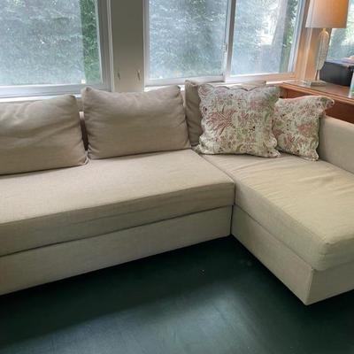 IKEA Friheten Sleeper/Storage Sectional  89" W x 27" H x 59" D