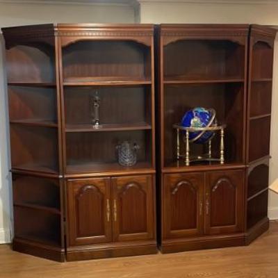 Office bookcases and storage
108" L x 77" H x 17" D