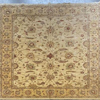 Pakistani Hand-Knotted Rug 8'10" x 8'3"...