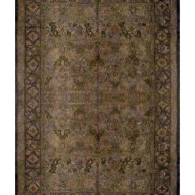 Turkish Hand-Knotted Rug 9'9" x 7'9"...