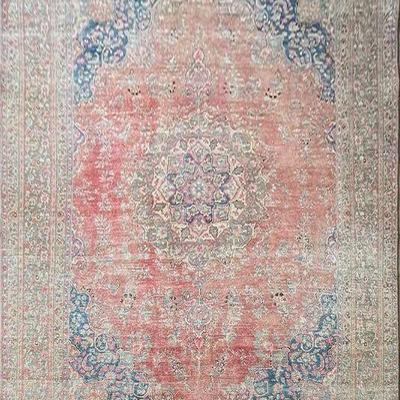 Hand Knotted Pakistani Rug 12'4" x 8'10"...