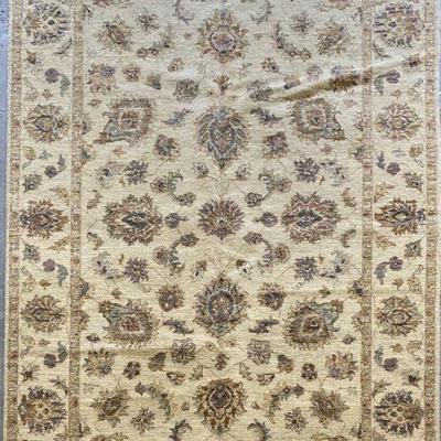 Pakistani Hand-Knotted Rug 6'2" x 8'10"...