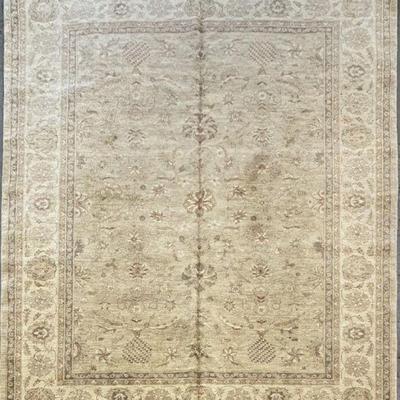 Pakistani Hand-Knotted Rug 9'11" x 8'3"...