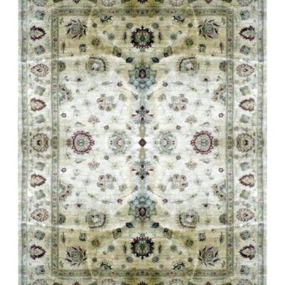 Pakistani Hand-Knotted Rug 7'8" x 5'11"...