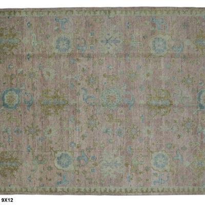 Hand knotted Indian Modern Rug 9'0