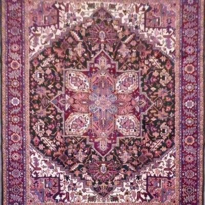 Pakistani Hand-Knotted Rug 8'8" x 11'4"...