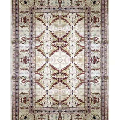 Pakistani Hand-Knotted Rug 8'9" x 6'8"...