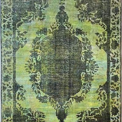 Hand Knotted Pakistani Rug 6'4" x 3'1"...