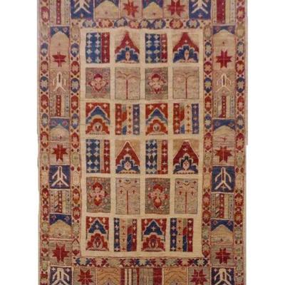 Pakistani Hand-Knotted Rug 8'10" x 11'7"...