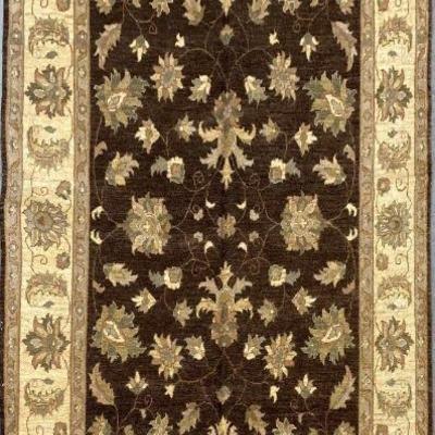 Pakistani Hand-Knotted Rug 6'1" x 8'8"...