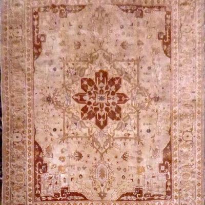 Turkish Hand-Knotted Rug 10'10