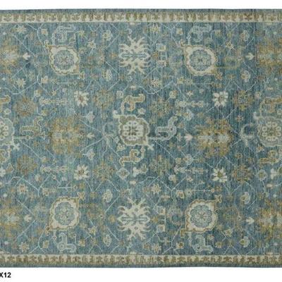 Hand knotted Indian Modern Rug 9'0