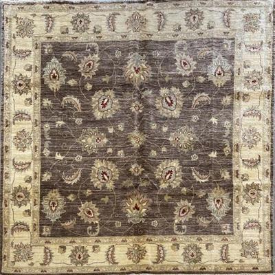 Pakistani Hand-Knotted Rug 6'8