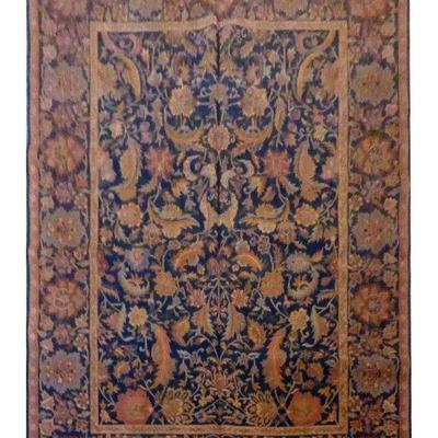 Turkish Hand-Knotted Rug 9'9