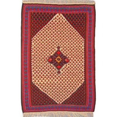 Sanandaj Persian Kilim 5'4" X 3'5"...