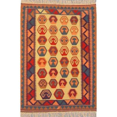 Ardabil Persian Kilim 5'2" x 3'5"...