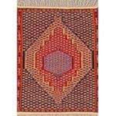 Sanandaj Persian Kilim 4'11" X 3'10"...