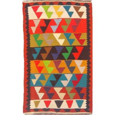 Ardabil Persian Kilim 5'1" x 3'5"...