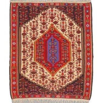 Sanandaj Persian Kilim 4'9