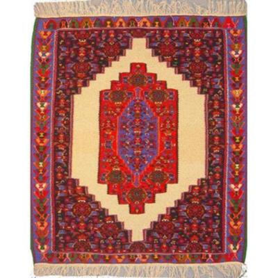 Sanandaj Persian Kilim 4'9" X 4'2"...