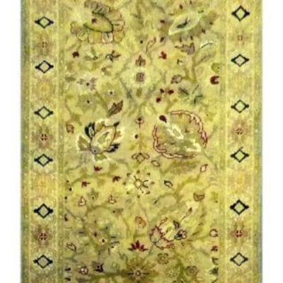 Indian Hand-Knotted Rug 7'8 X 2'10...