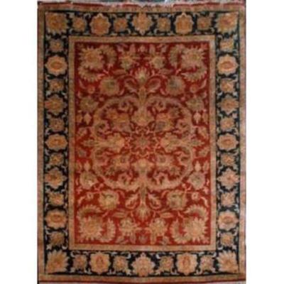 Indian Hand-Knotted Rug 5'6