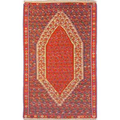 Sanandaj Persian Kilim 7'6