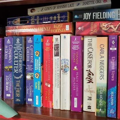 Shelf Lot of Mostly Paperback Books