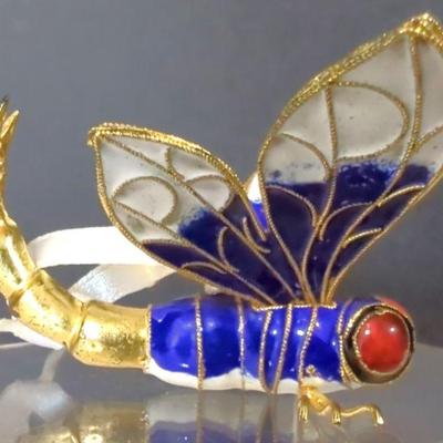 CloisonnÃ© Dragonfly Ornament