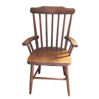 Lot 046   0 Bid(s)
Vintage Amish Oak Arm Chairs, Set of Four (4)