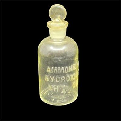 Lot 142   0 Bid(s)
Ammonium Hydroxide Embossed Bottle