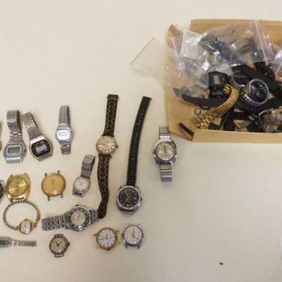 1150	LARGE LOT OF WRISTWATCHES & BANDS	LARGE LOT OF WRISTWATCHES & BANDS FOR PARTS OR RESTORATION
