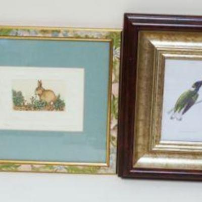 1178	LOT OF ASSORTED BIRD & ANIMAL FRAMED PRINTS	LOT OF ASSORTED BIRD & ANIMAL FRAMED PRINTS, LARGEST APPROXIMATELY 11 IN X 12 IN
