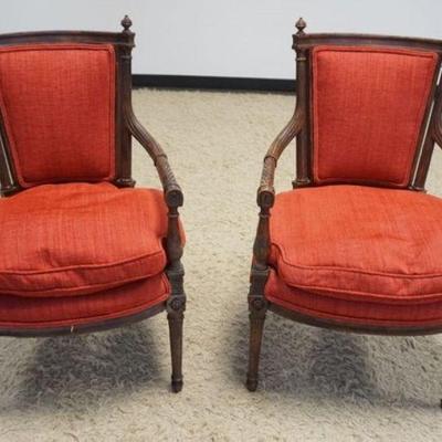 1128	PAIR OF CONTINENTAL UPHOLSTERED ARM CHAIRS	PAIR OF CONTINENTAL UPHOLSTERED ARM CHAIRS

